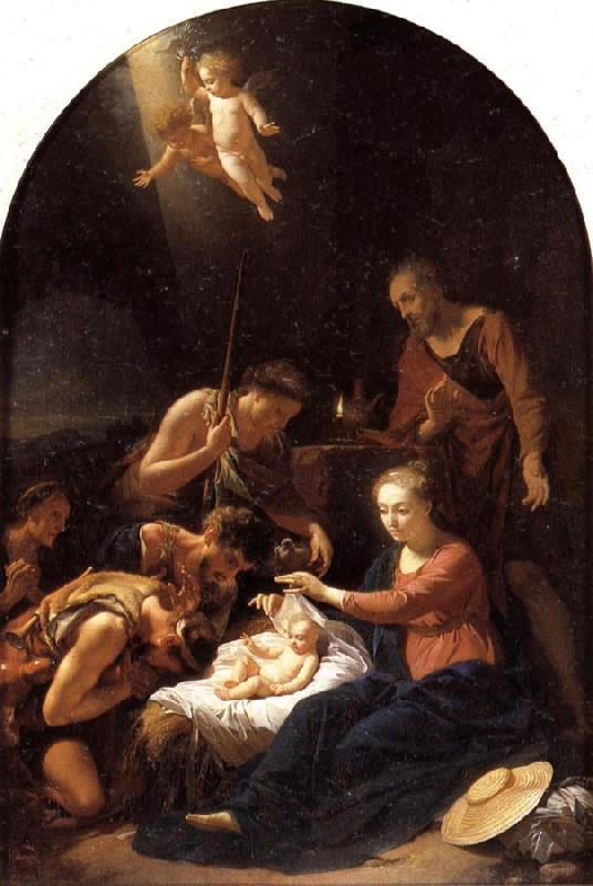 Adriaen van der werff The Adoration of the Shepherds oil painting picture